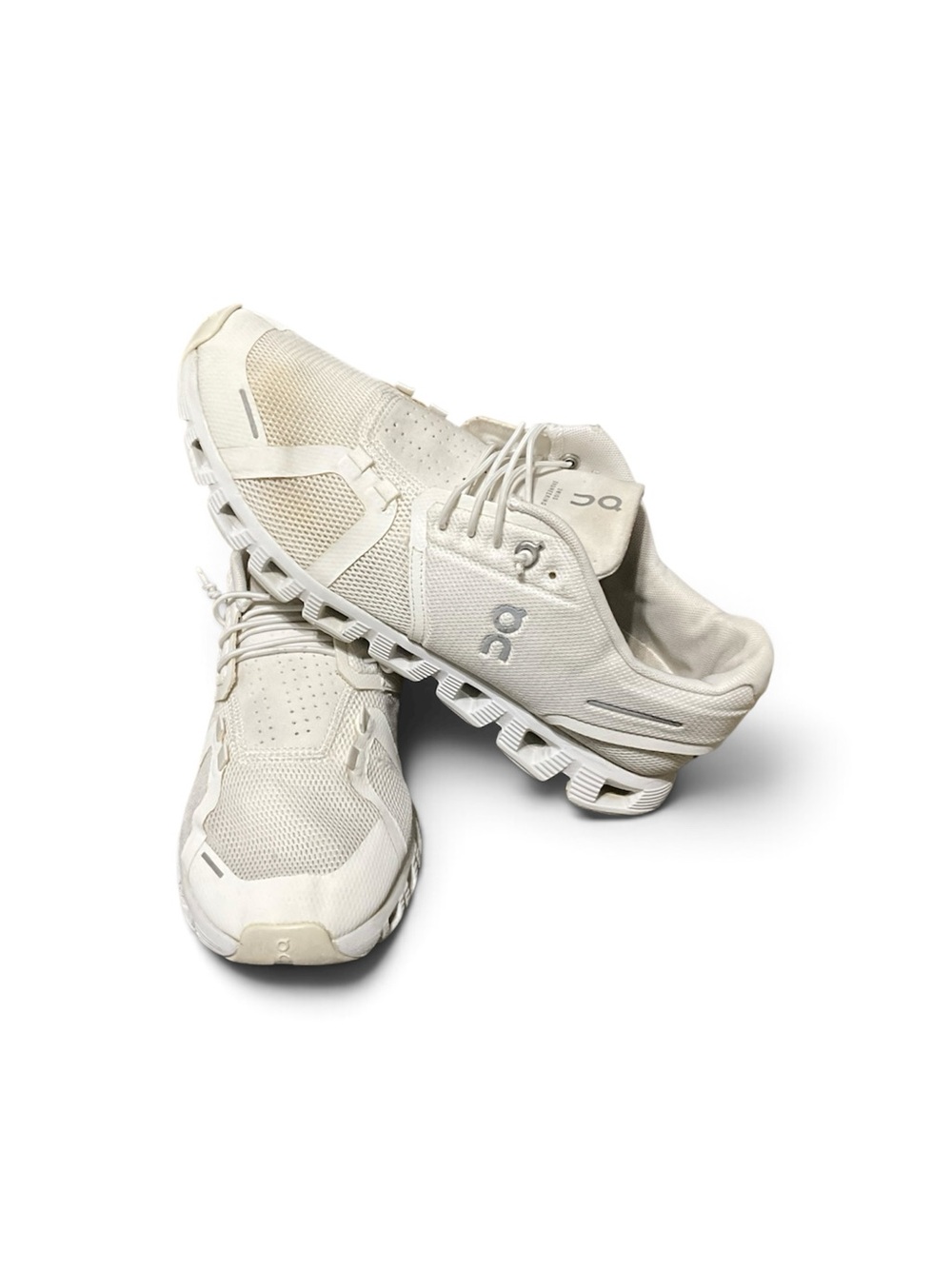 On Running Women's Cloud Running Shoes in Off-White/Cream